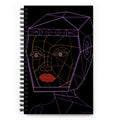 Afrobotica Bella Neon Spiral notebook