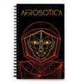 Afrobotica Avatar Red Spiral notebook