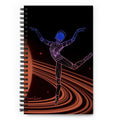 Afrobotica Rings Red Spiral notebook