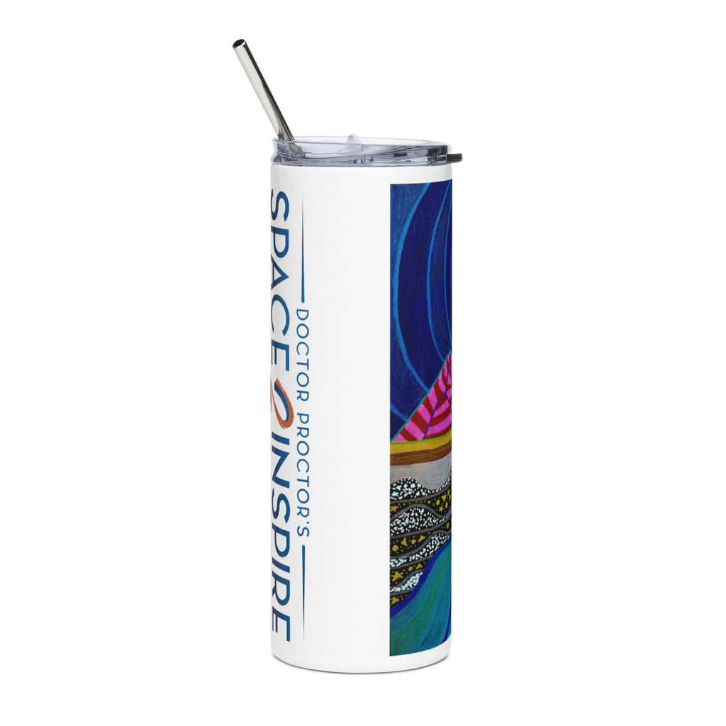 Afrogaia Night Light Stainless steel tumbler
